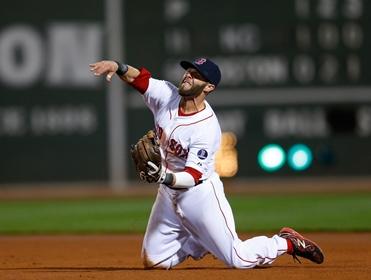 Dustin Pedroia is the Red Sox emotional leader and he has to lead them tonight.